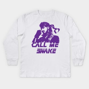 Call me Snake Kids Long Sleeve T-Shirt